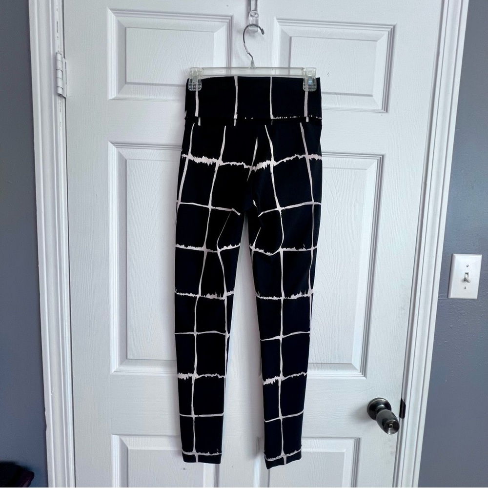 Bitte Kai Rand Magic Fold Waist Pull On Pant Black/White Grid Pattern Women's XS - Picture 5 of 13